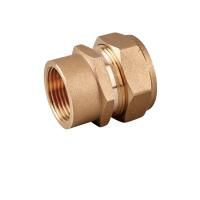 Муфта латунная обжимная ВР 15×1/2″ ViEiR