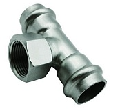 Тройник 3/4″Нx1/2″Вx3/4″Н никелированный VIEIR