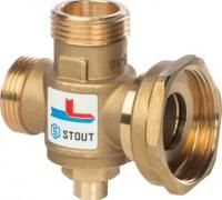 Купить Термостатический смесительный клапан Stout G 1"М-G 1"1/2F-G 1"M 60°С
