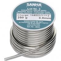 Sanha 4933 4933 припой S-Sn97Cu3 Нр.3, 2,0 мм, катушка, 250 г 2,0mm, для медных труб под пайку 
