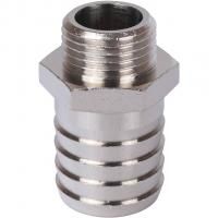 STOUT Штуцер НР никелированный 1/2x25