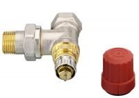 Danfoss Клапан угловой RA-N для двухтрубной насосной системы отопления Д 15мм