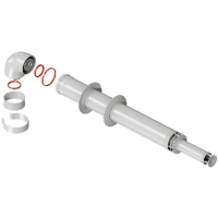 Купить Комплект дымохода Rommer Антилед 60/100 1220 мм для Baxi, Fondital, Navien S/C/E, DeDietrich