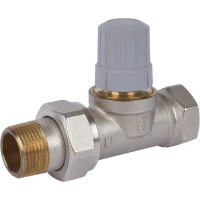 Danfoss Клапан прямой RA-G для однотр. насосной и двухтр.систем отопления Д 15 мм