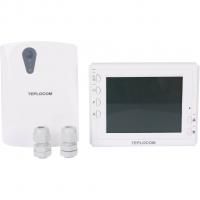 Купить Teplocom Термостат комнатный Teplocom TS-Prog-2AA/3A-RF, беспроводной, прогр., реле 250В, 3А