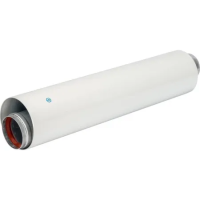 Купить STOUT Элемент дымохода DN60/100 труба коаксиальная 500 мм п/м, уплотнения и хомут в комплекте