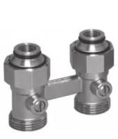 Узел нижнего подключения Simplex Exclusiv D2 прямой G 3/4″ F x G 3/4″ M
