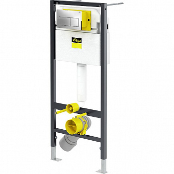 Viega 8524.10 8524.10 Инсталляция Prevista Dry Visign for Life 5 хром, 1120 mm, для подвесных унитаз 