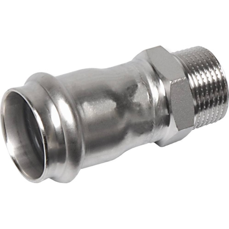 Sanha 9243G пресс-фит. нерж.сталь, ниппель перех.ВПр-НР, 35x1