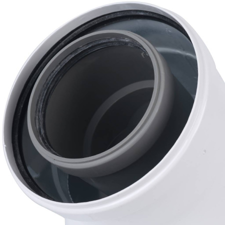 Купить Baxi Коаксиальный отвод полипропиленовый 45°, диам. 80/125 мм, HT