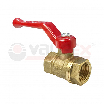Купить Кран шаровой латунный VALFEX ВН/ВН ручка-рычаг, 1/2'' (96/24)