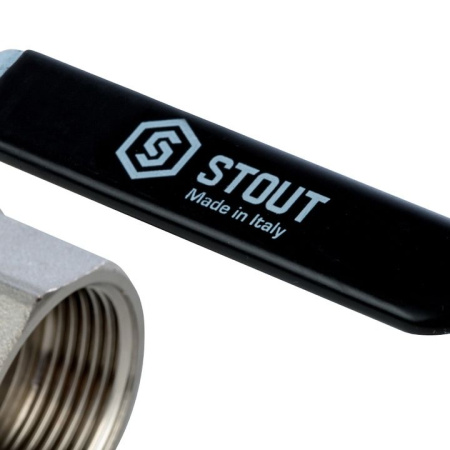Купить Кран шаровой Stout полнопроходной, ВР/НР, ручка - рычаг 1 1/4"