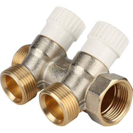 Купить Коллектор распределительный Stout  3/4", 2 отвода 3/4" ЕК