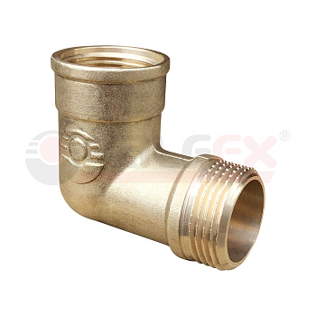 Угольник с переходом на наружнуюю резьбу VALFEX ВР-НР 3/4" (60/10)