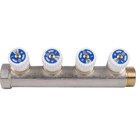 Купить Коллектор распределительный  Stout 3/4", 4 отвода 1/2"