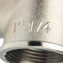 STOUT Угольник НВ никелированный 11/4
