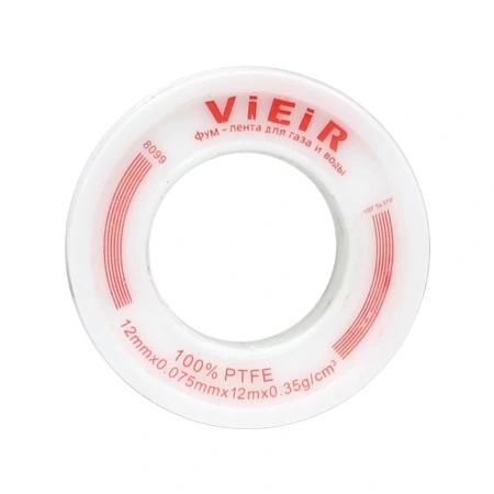 Фум лента  (12м x12мм x0,1мм x0.7g/cm3) "ViEiR" 