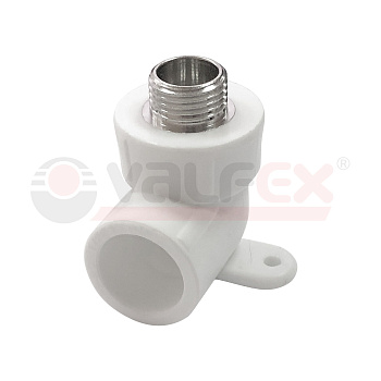 Угол с наружной резьбой (простое крепление) 25х1/2" PRO (60/15) (Valfex) 