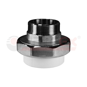 Муфта комб.разъём.(американка) с наружной резьбой 20x3/4" (175/25) (Valfex)
