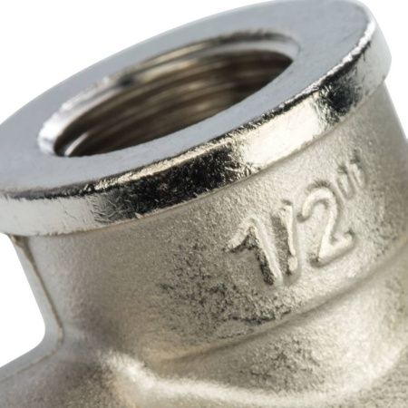 STOUT Тройник ВВ переходной никелированный 1X1/2X1