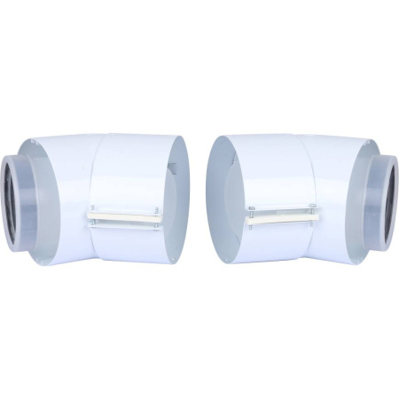 Купить Vaillant Отвод 45 (2 шт.) 80/125 мм РР
