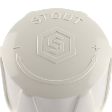 STOUT SVR Клапан ручной терморегулирующий, угловой 1/2