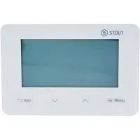 Купить STOUT Беспроводной комнатный двухпозиционный регулятор ST-293v2, белый