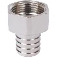 STOUT Штуцер ВР никелированный 1x25