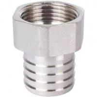 STOUT Штуцер ВР никелированный 1x30