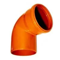 Sinikon НПВХ Отвод D160 x 45° для нар. канализации